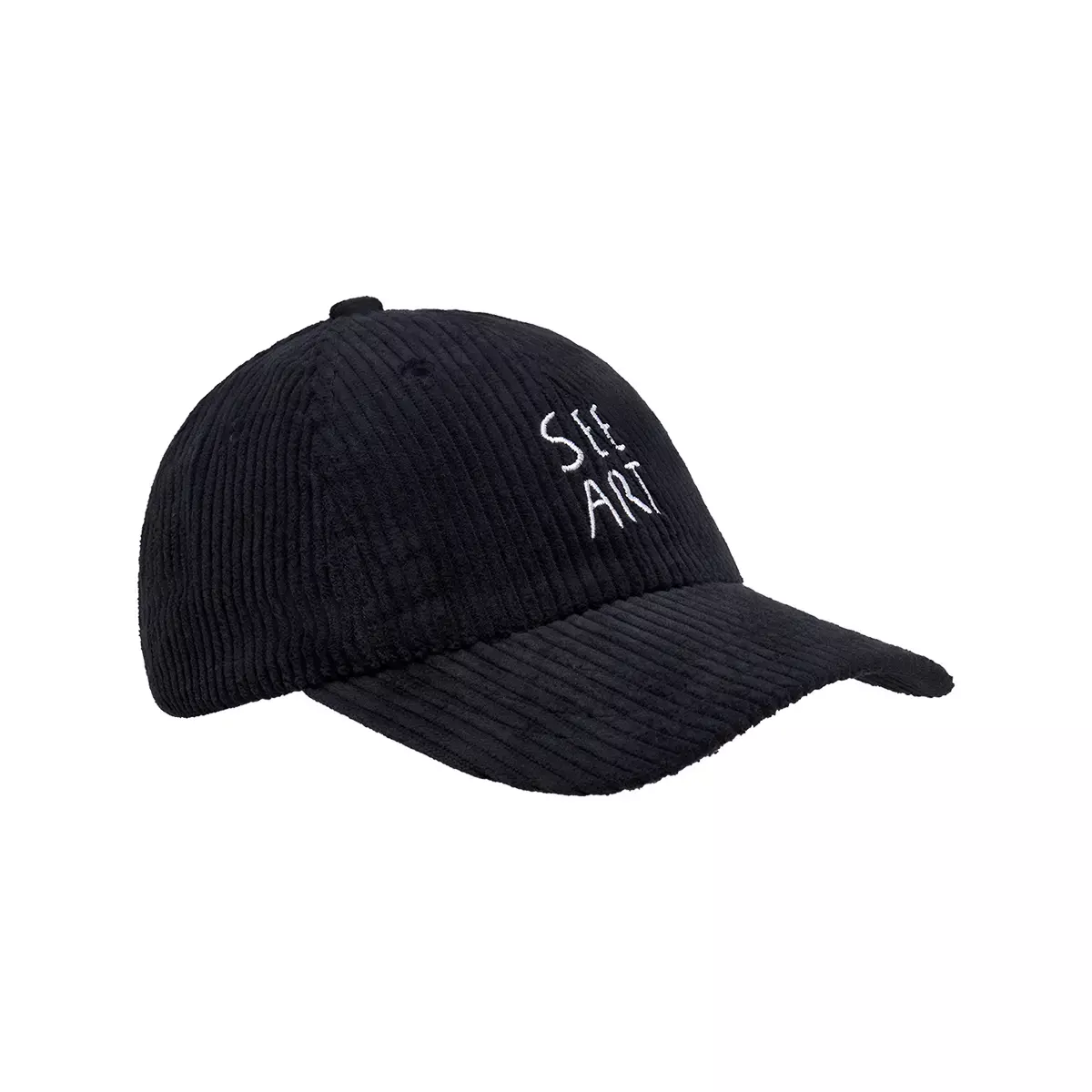 Bask in the Sun Carbon Art Cap Schwarz Vorderansicht